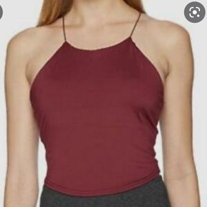 Alo Precision Bra Tank Black Cherry